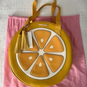 Poppy & Peonies “Main Squeeze” Lemon Cooler Bag – NWT